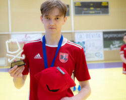 Rafal ger. 2022-11-27. III Vilniaus miesto lauko riedulio čempionatas. foto Alfredas Pliadis